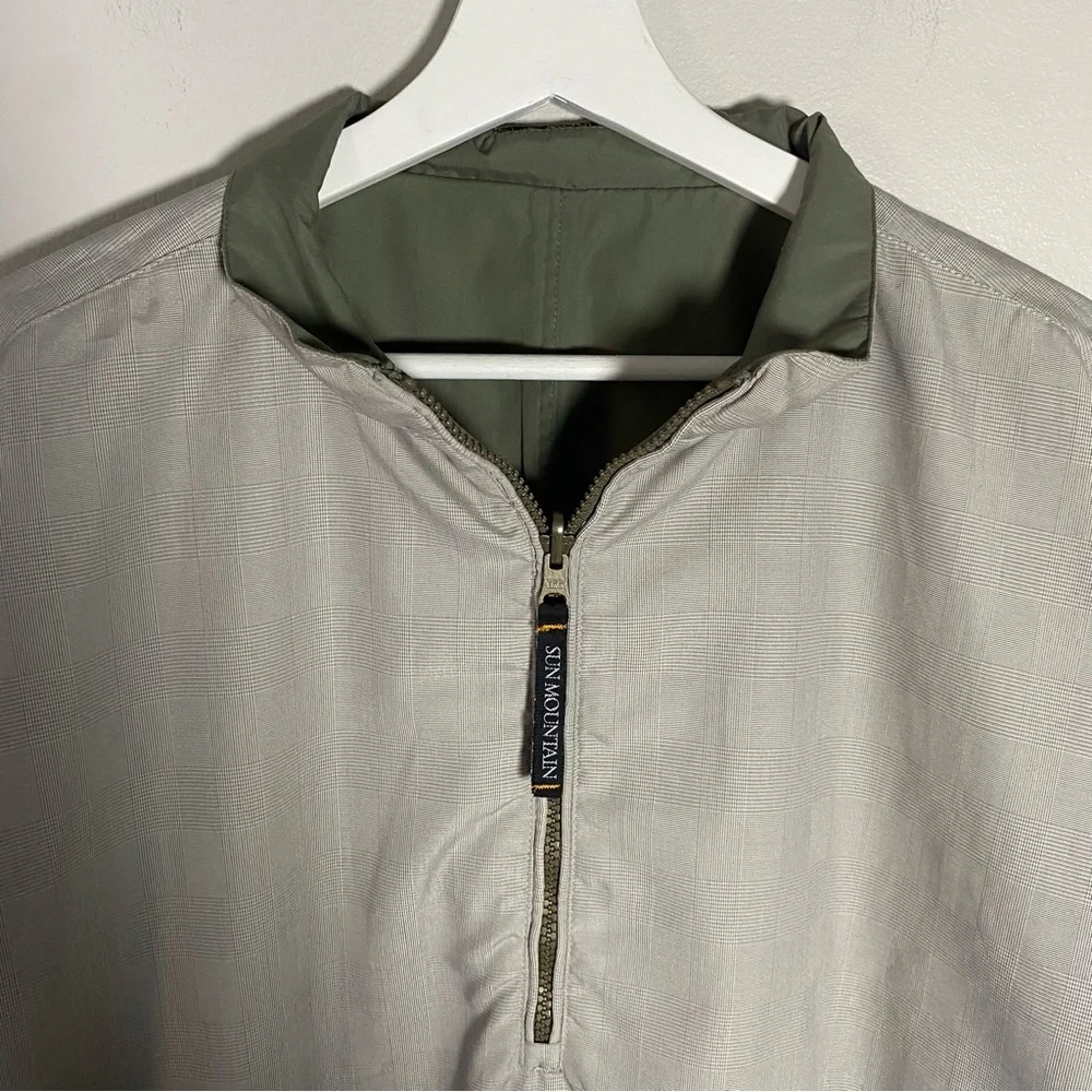 Early 2000s Y2K Sun Mountain Green Pullover Reversible Jacket Men's  M Gorpcore